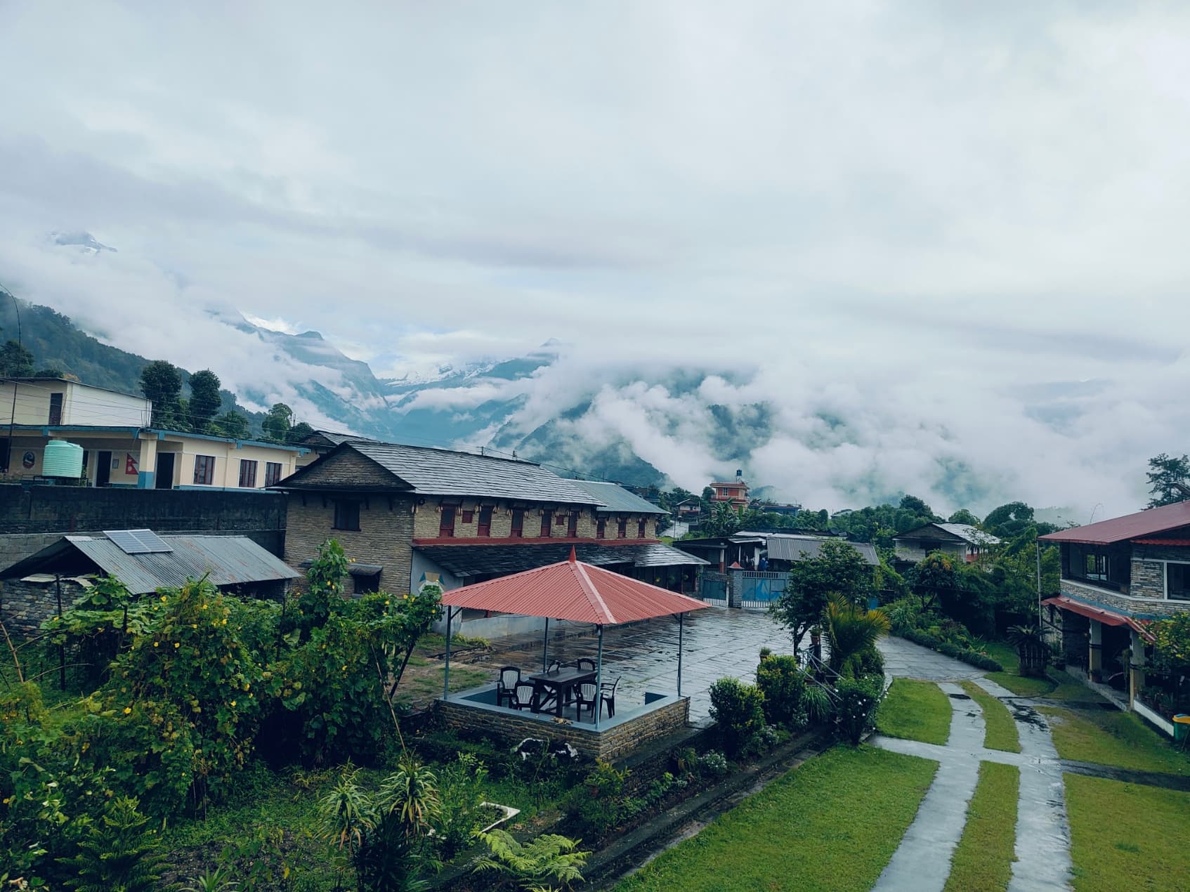 Himalayan Retreat Landscape